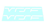 VRSF Logo Window Decals - White-0